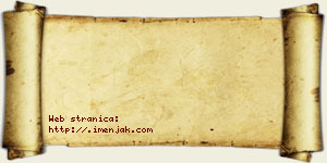 Anica Dimitrijević vizit kartica